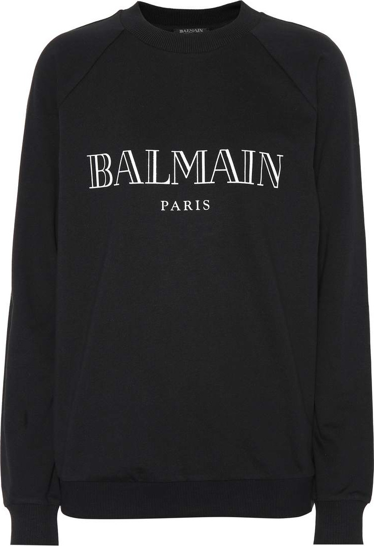 Balmain Printed cotton sweatshirt