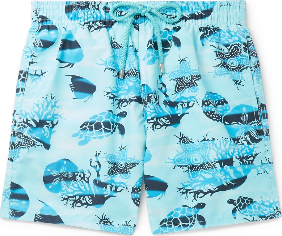 Vilebrequin Moorea Mid-Length Printed Swim Shorts