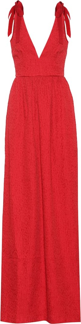 Rebecca Vallance Harlow Bow maxi dress