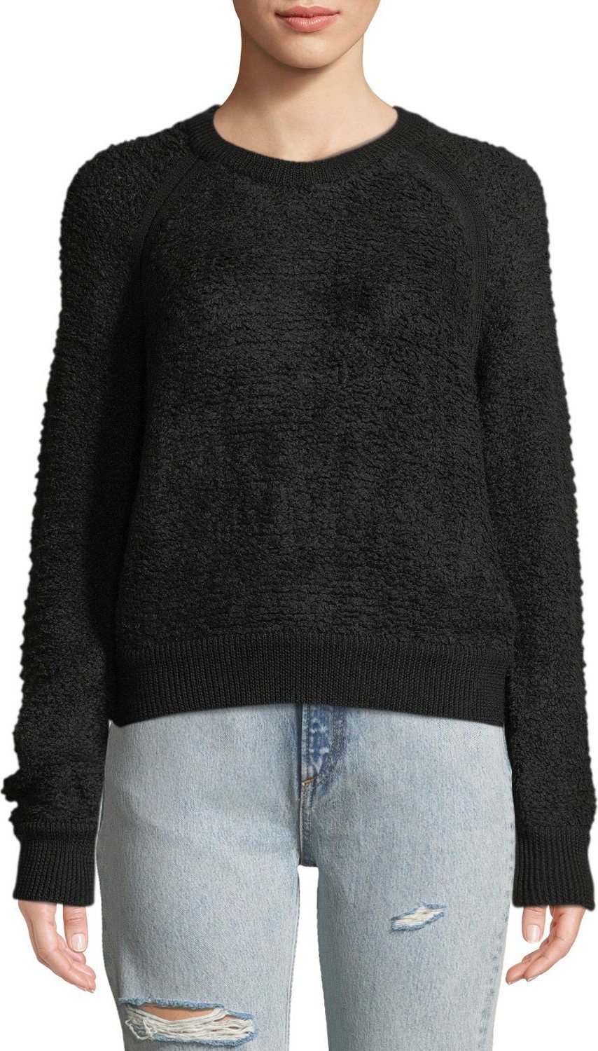 Rag & Bone Brooke Wool-Blend Crewneck Pullover Sweater