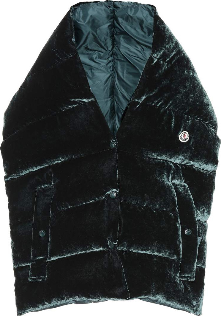 Moncler Velvet down-filled scarf