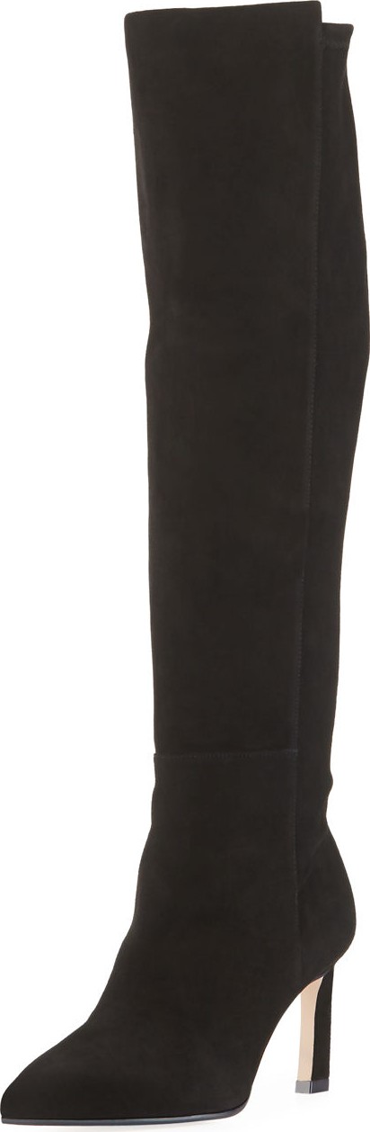 Stuart Weitzman Demi 75mm Leather Knee Boots