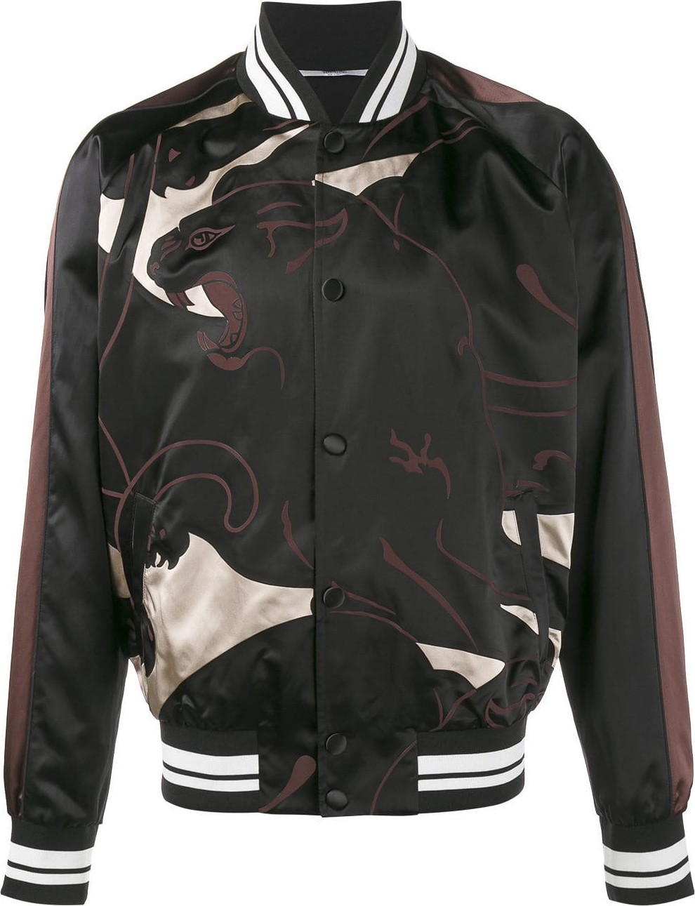 Valentino panther print bomber jacket