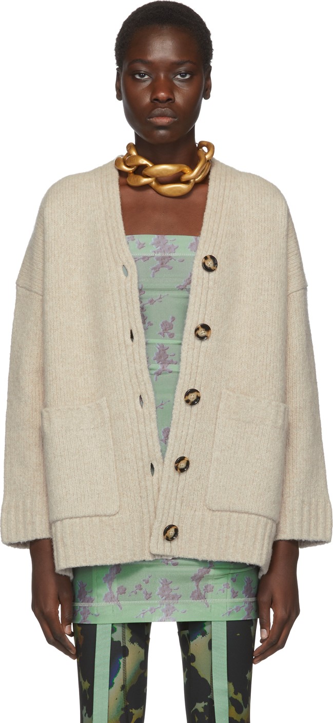 Acne Studios Beige Kanita Cardigan