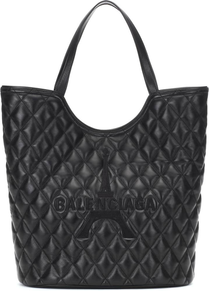 Balenciaga Wave quilted leather tote