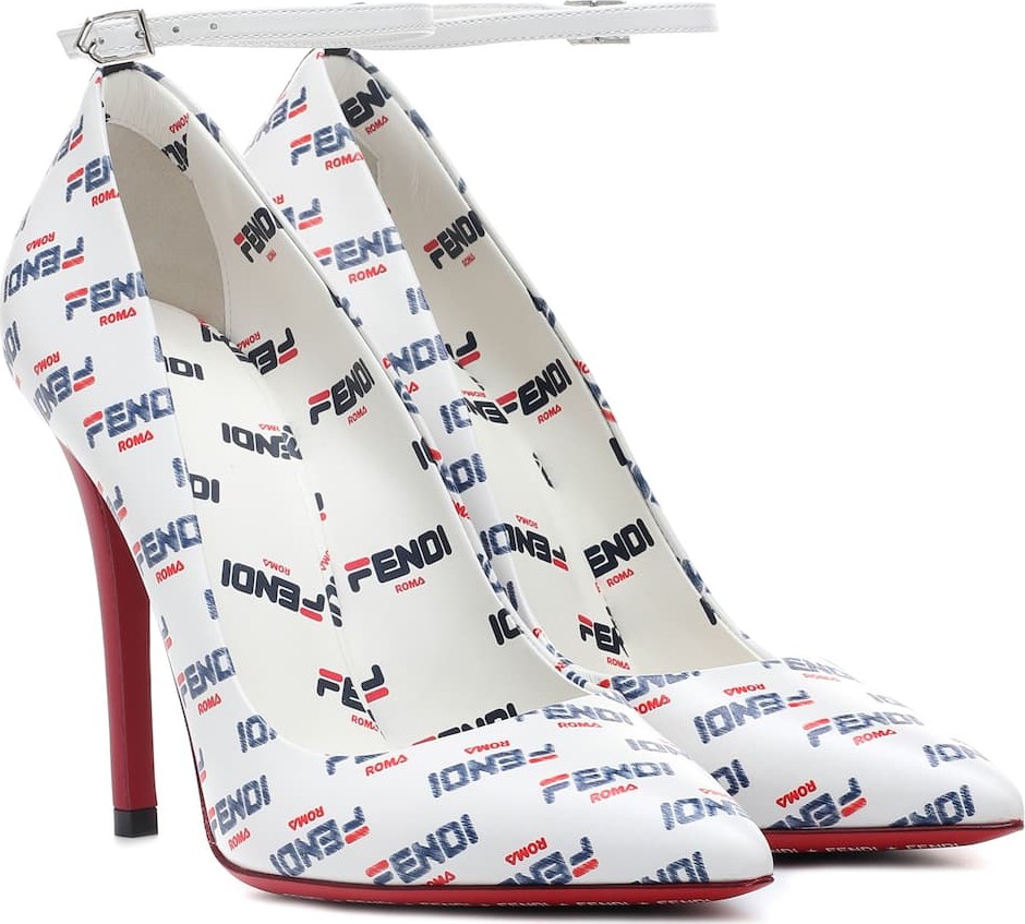 Fendi FENDI MANIA printed leather pumps