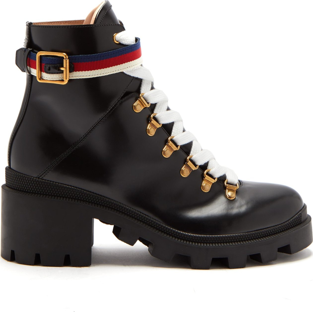 Gucci Trip leather boots