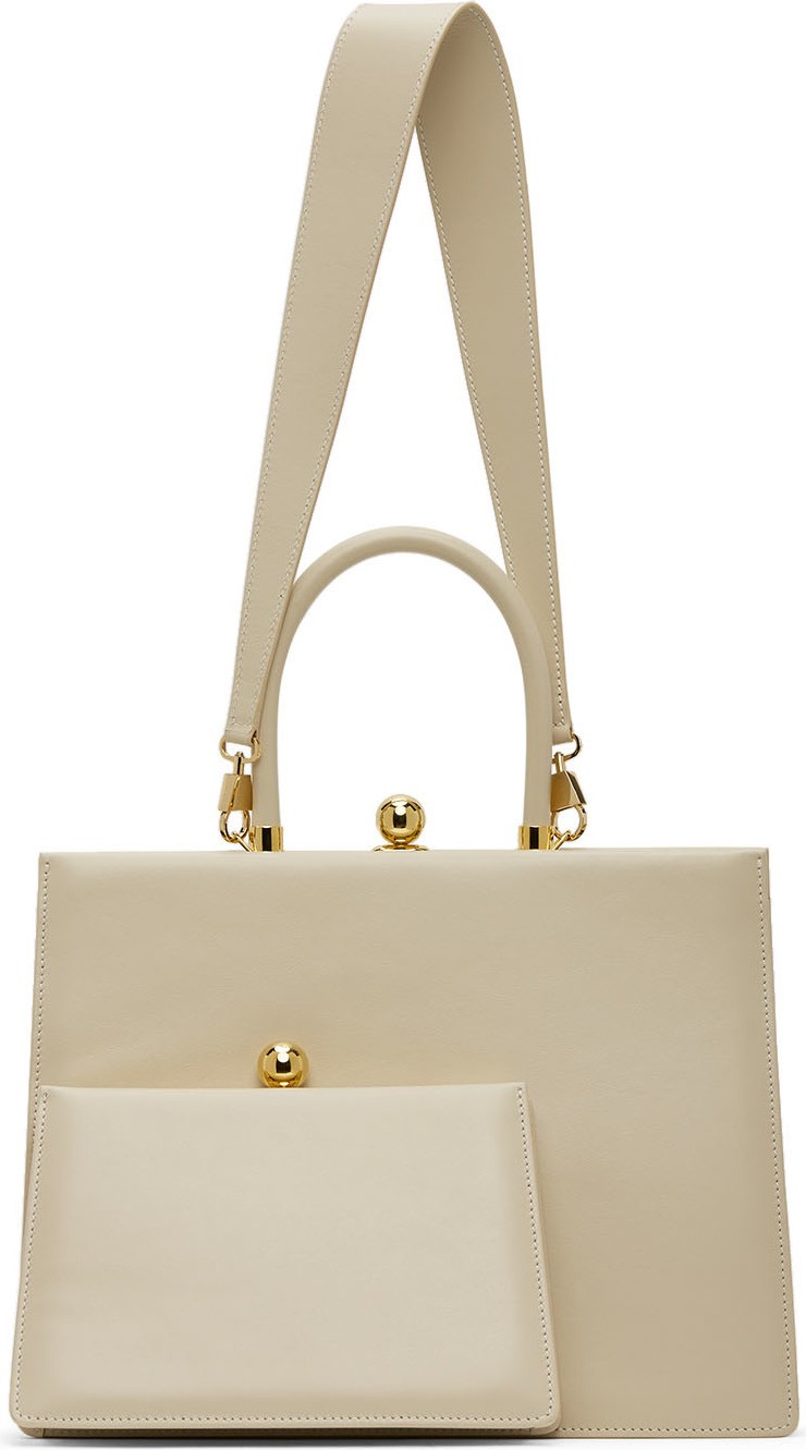 Ratio et Motus Beige Twin Frame Bag