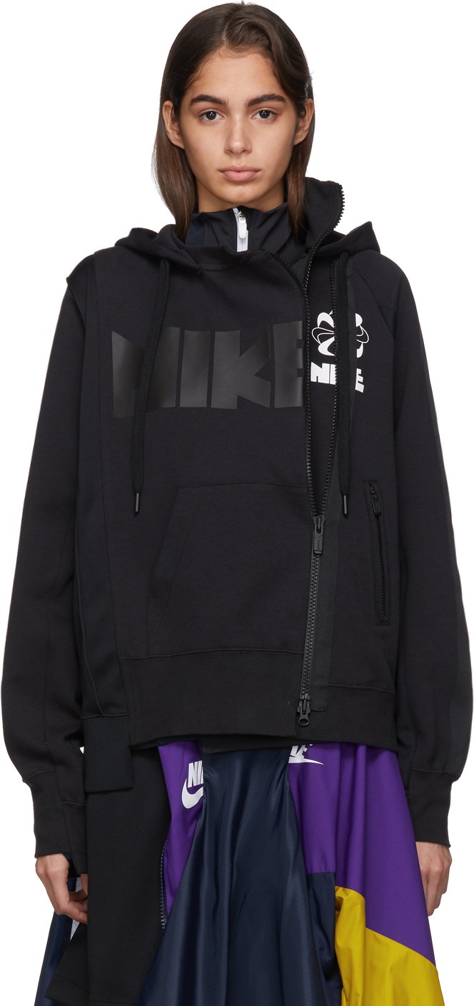 Nike Black Sacai Edition NRG NI-06 Hoodie