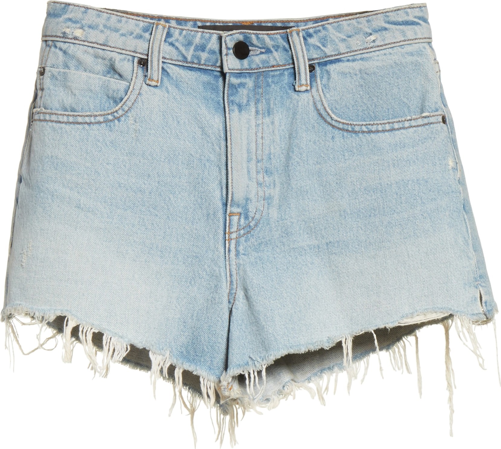 T By Alexander Wang Denim x Alexander Wang Bite Light Denim Shorts