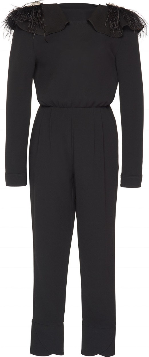 Johanna Ortiz Feel me ruffle neck jumpsuit