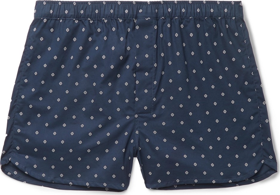 Derek Rose Nelson Printed Cotton Boxer Shorts