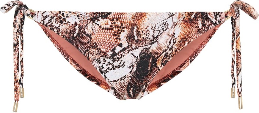 Melissa Odabash Cancun snake-print bikini bottoms