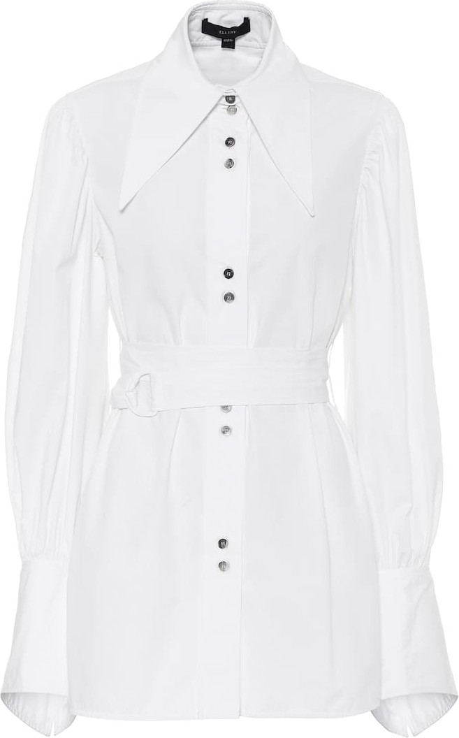 Ellery Paradise Lagoon cotton shirt