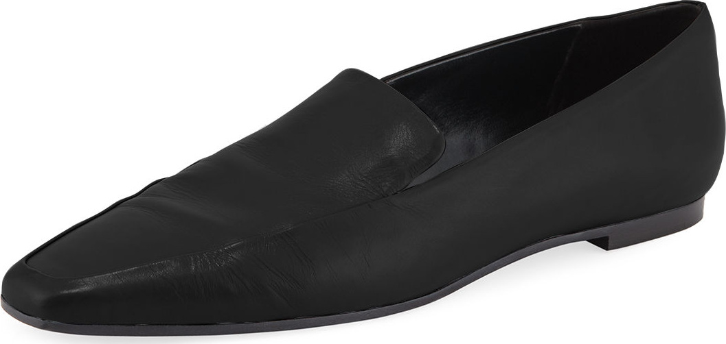 THE ROW Minimal Leather Flat Loafer