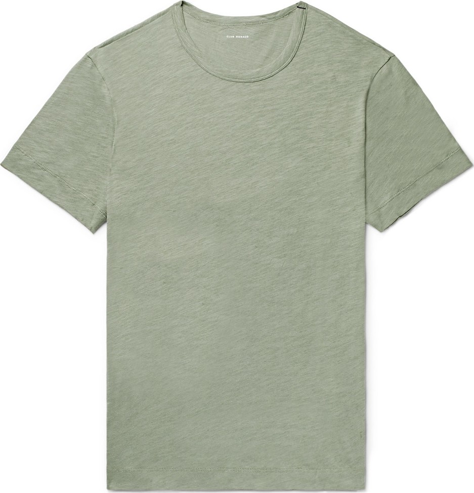 Club Monaco Slub Cotton-Jersey T-Shirt