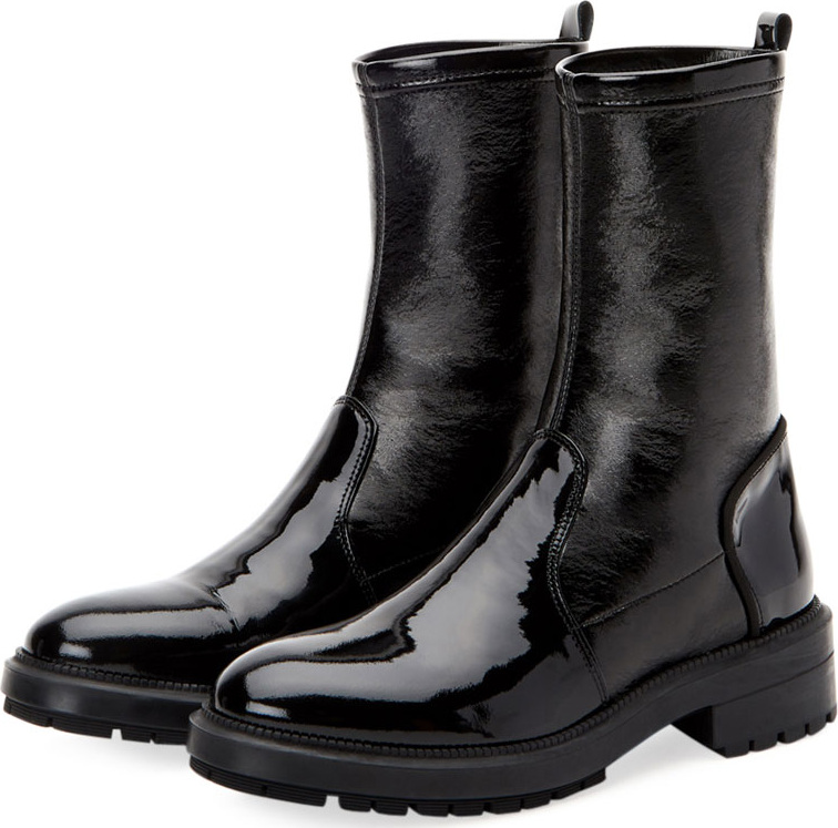 Aquatalia Leoda Weatherproof Patent Ankle Boots