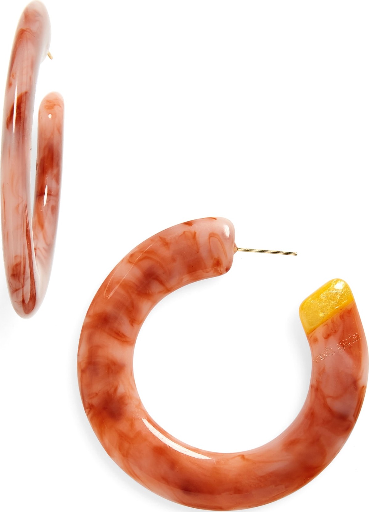 Cult Gaia Mira Small Flat Hoop Earrings