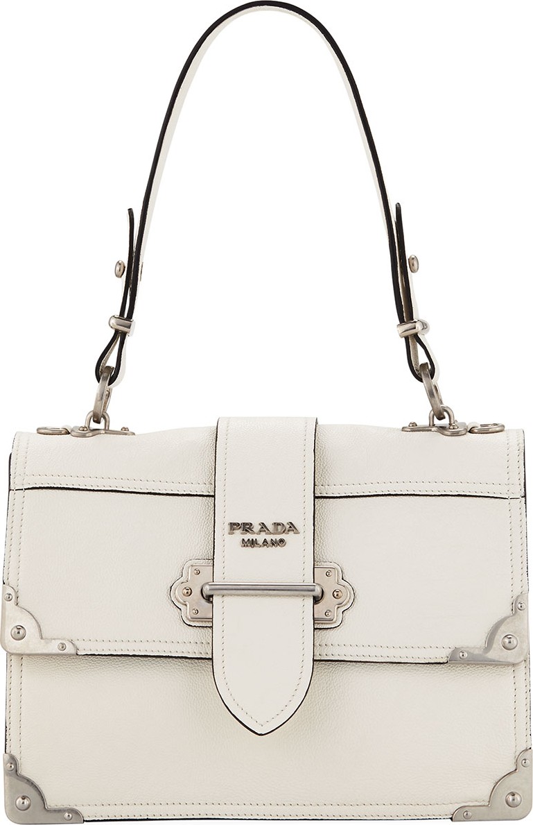 Prada Top Handle Soft Cahier