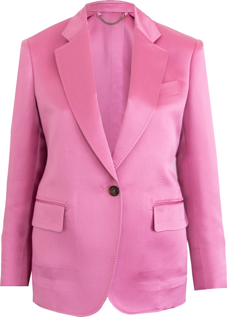 Salvatore Ferragamo SINGLE-BREASTED JACKET IN SILK