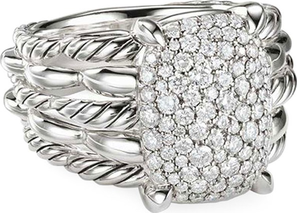 David Yurman Tides Diamond Pave Ring
