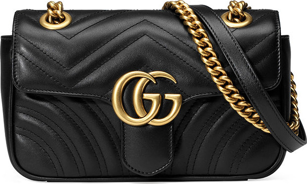 Gucci GG Marmont 2.0 Mini Matelassé Shoulder Bag