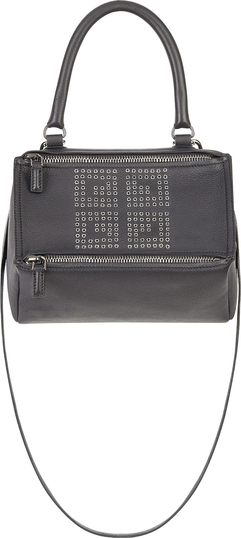 Givenchy Small Pandora Logo Leather Satchel