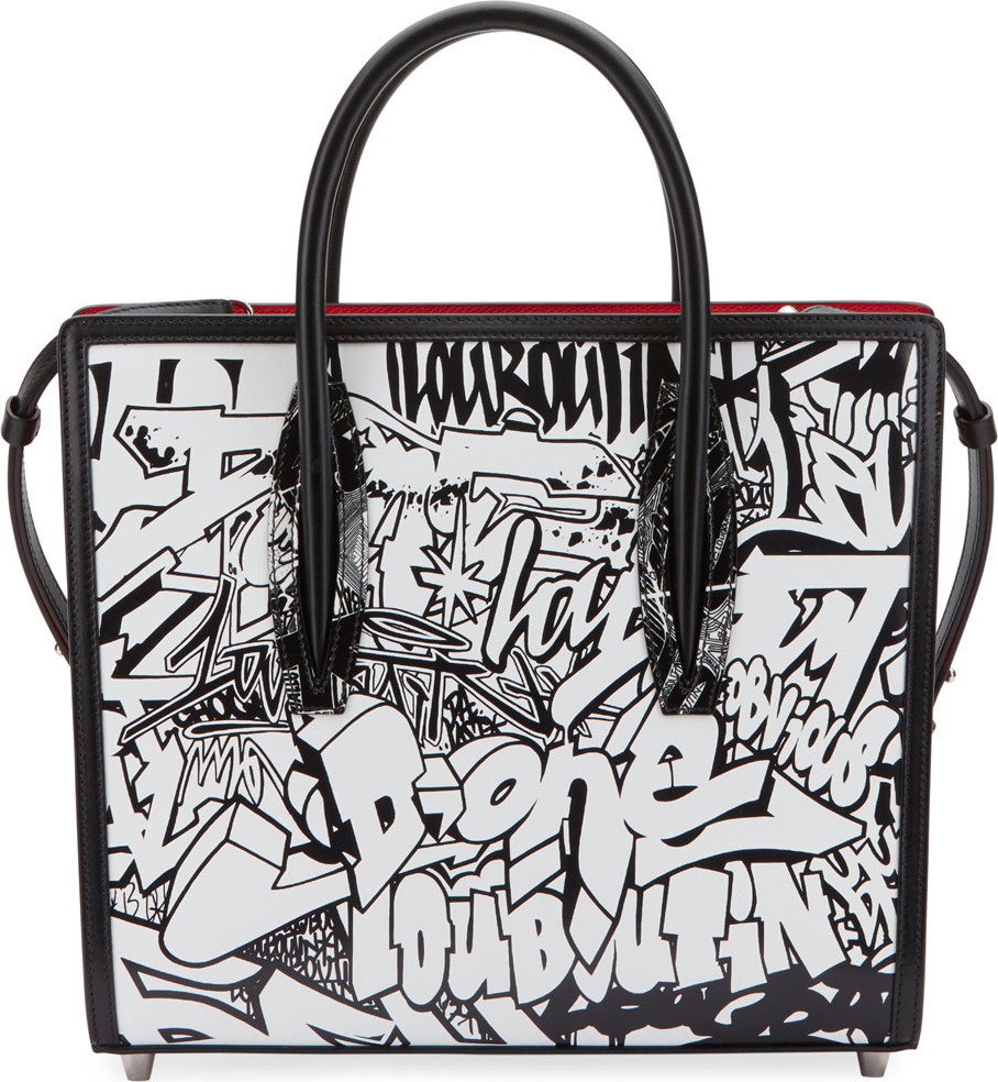 Christian Louboutin Paloma Medium Paris Wall Nicograf Tote Bag