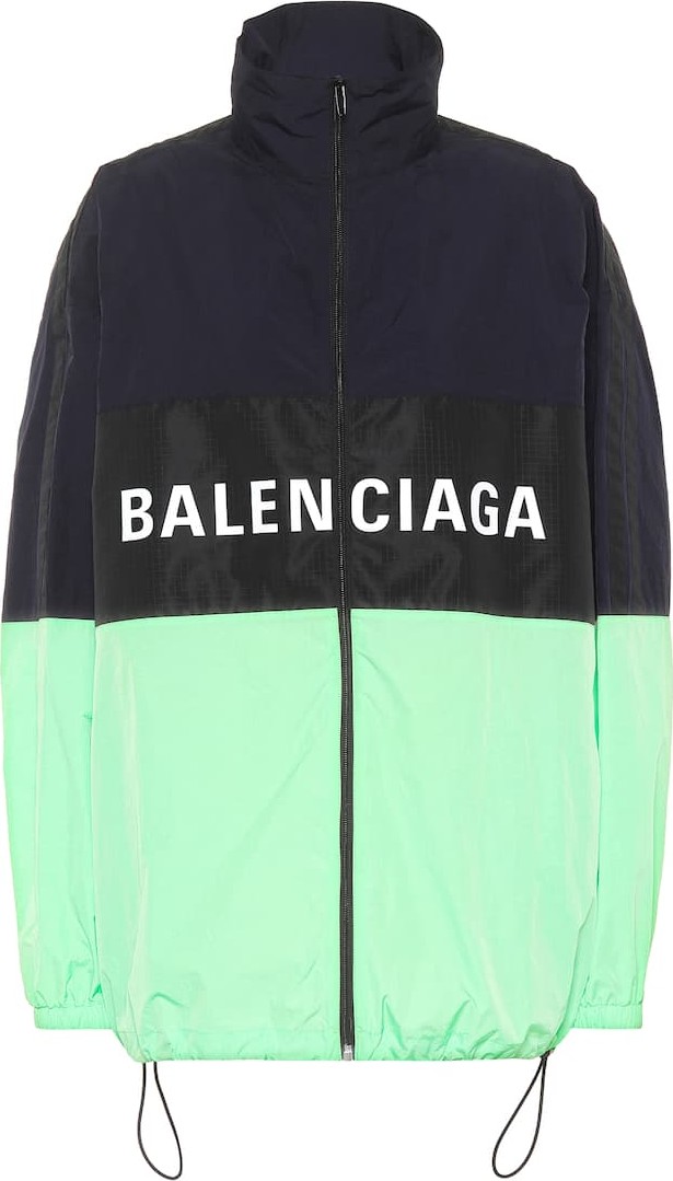 Balenciaga Printed rain jacket