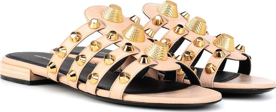 Balenciaga Arena leather sandals