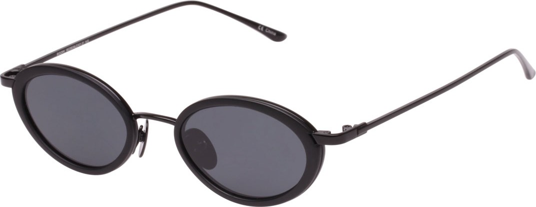 Le Specs Luxe Boom Slim Oval Metal & Plastic Sunglasses