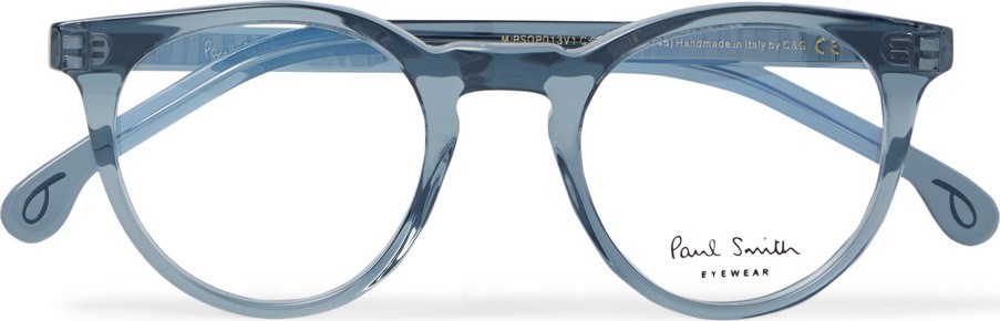 Paul Smith Archer Round-Frame Acetate Optical Glasses