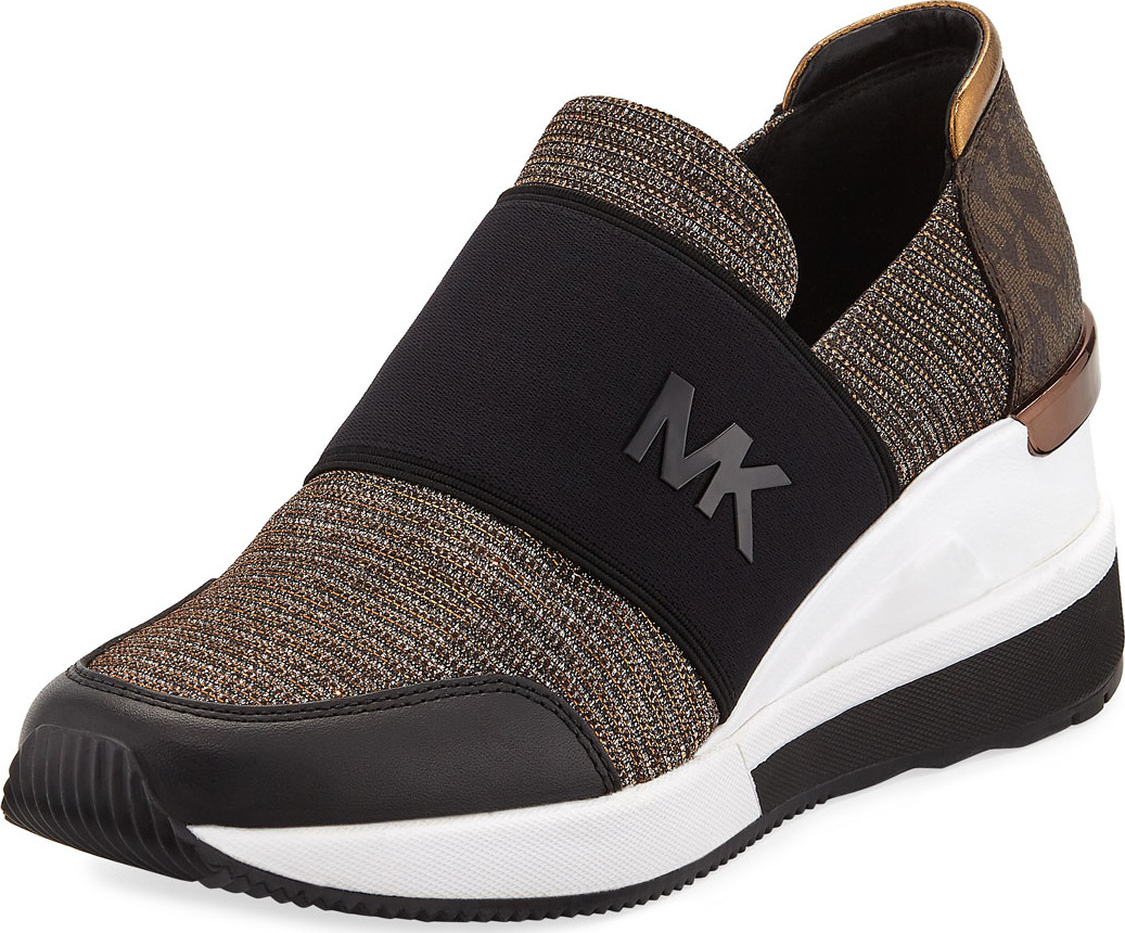 MICHAEL MICHAEL KORS Felix Logo Slip-On Trainer Sneakers