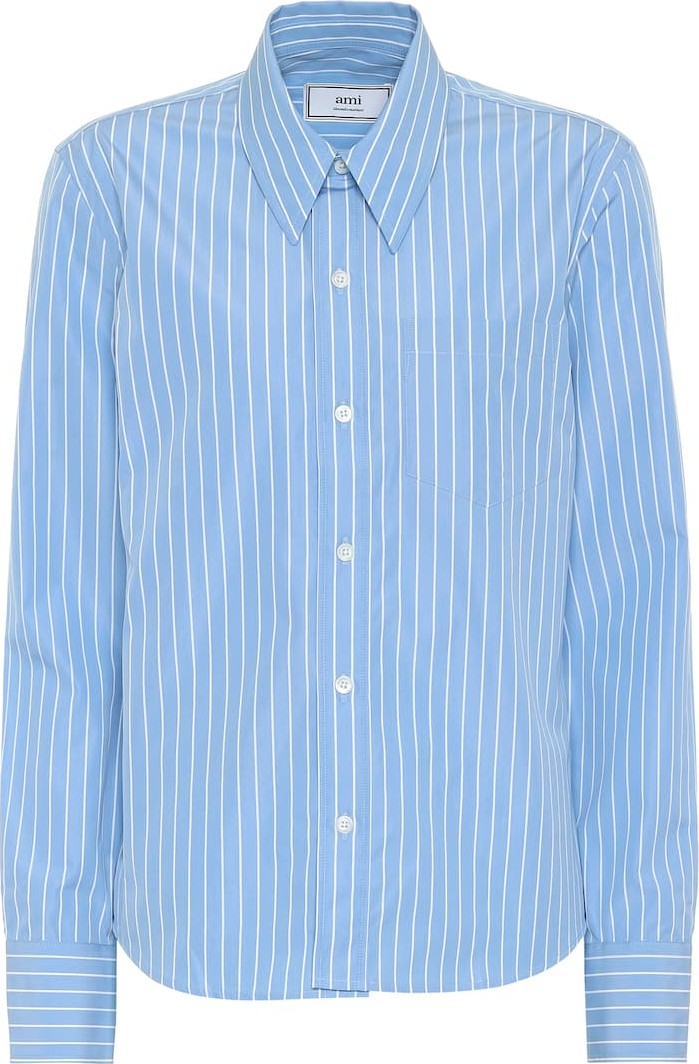 AMI Striped cotton shirt