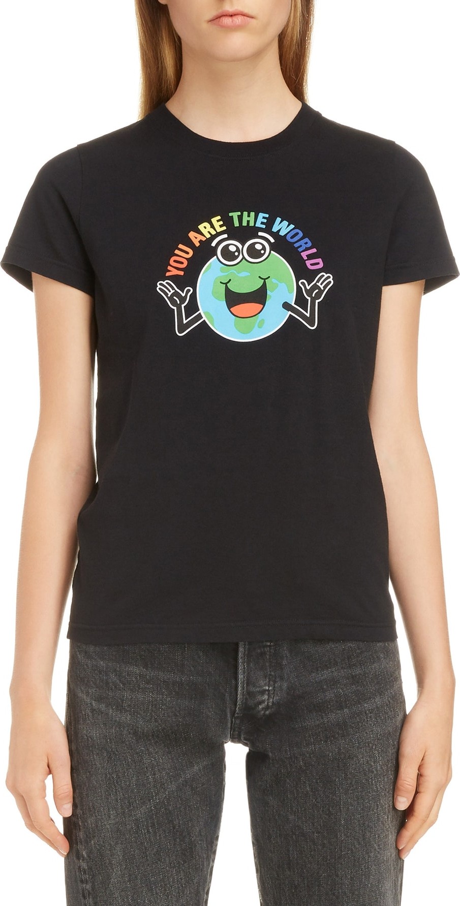 Balenciaga You Are the World Print Tee