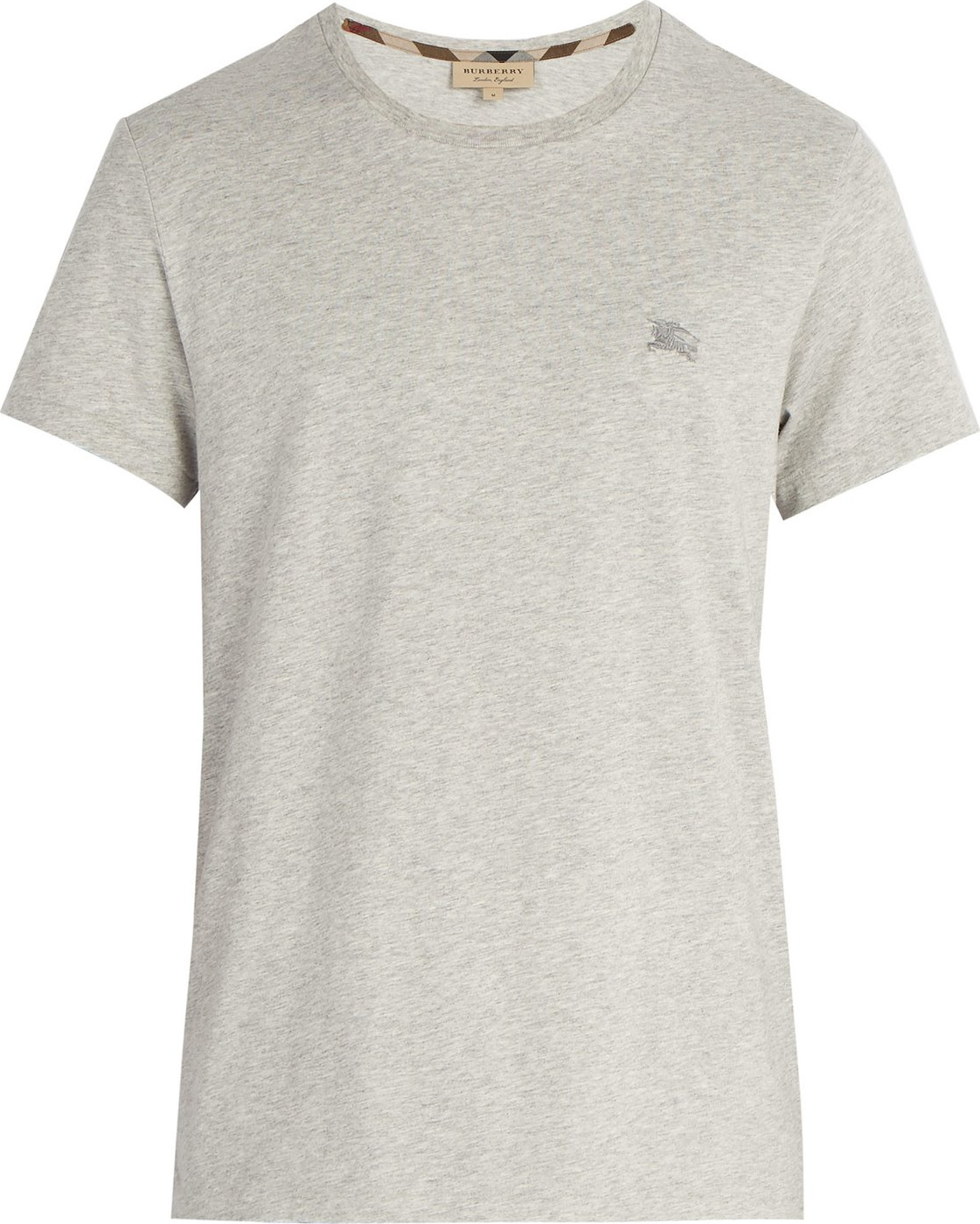 Burberry London England Logo-embroidered cotton T-shirt