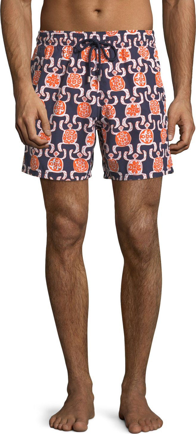 Vilebrequin Moorea Primitive Turtles Swim Trunks