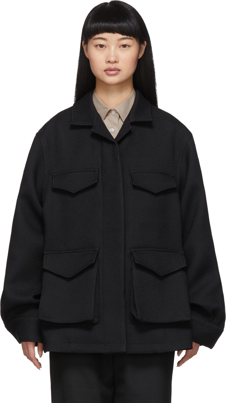 Totême Black Avignon Jacket