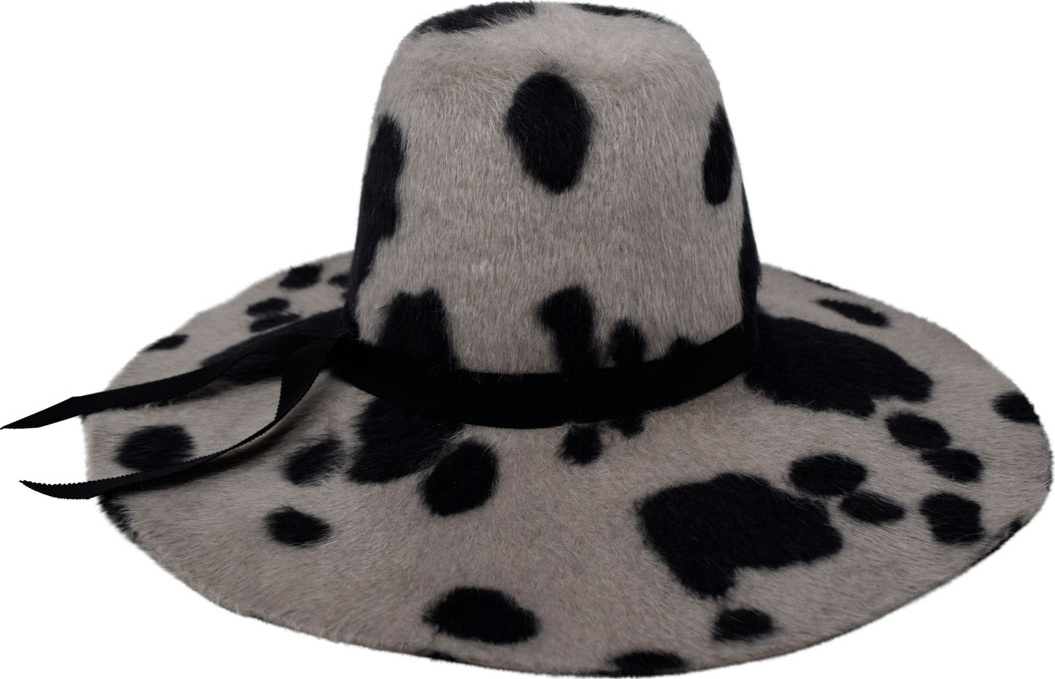 Gigi Burris Aliyah Floppy Spotted felt Hat