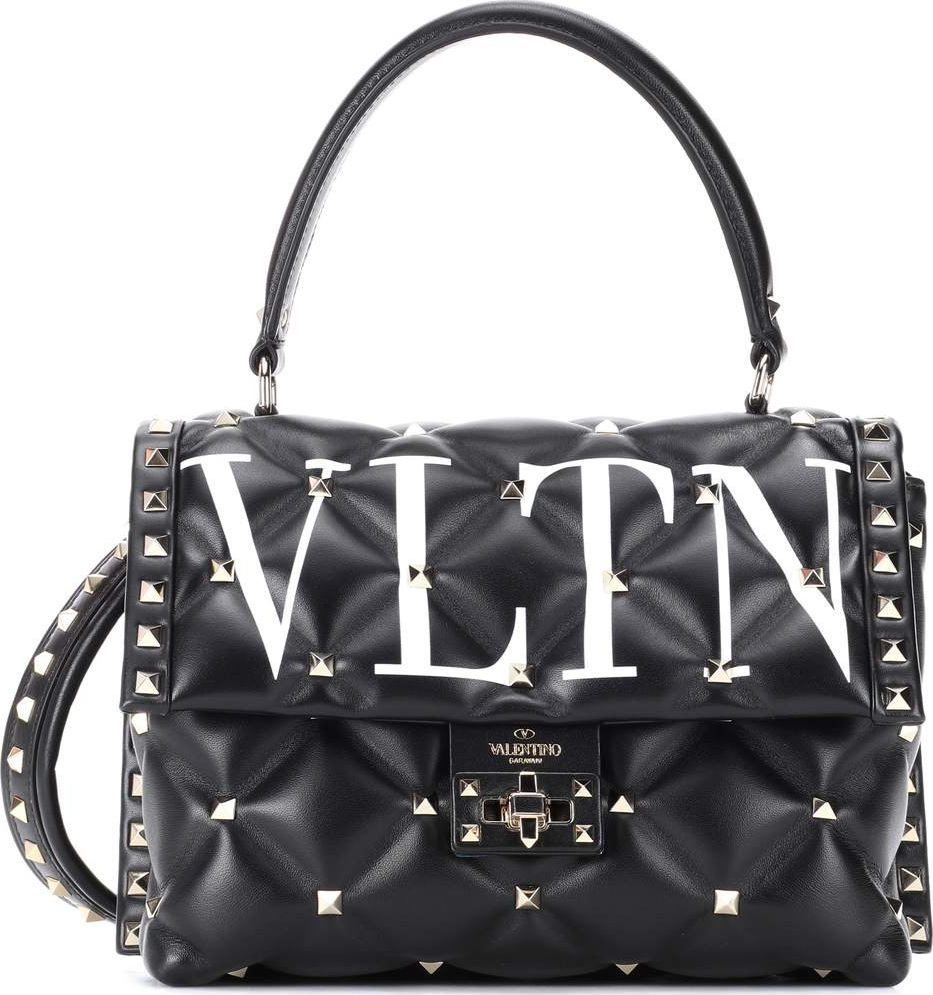 Valentino Valentino Garavani Candystud leather shoulder bag
