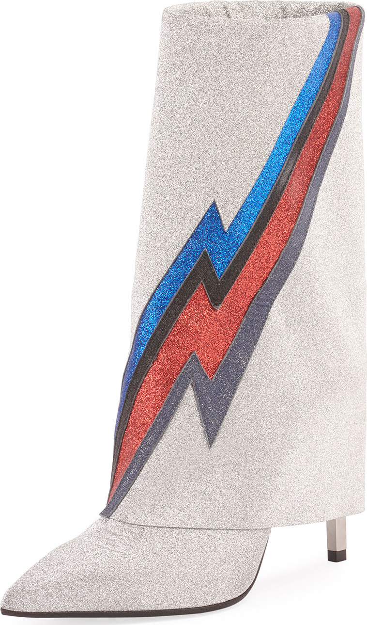 Balmain Babette Metallic Flash Bootie