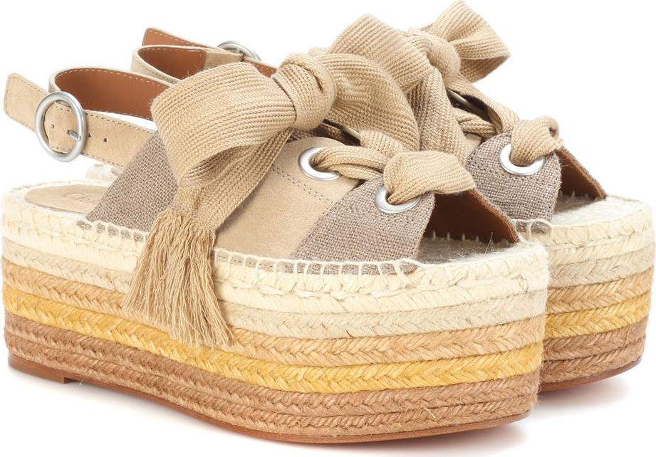 Chloe Espadrille platform sandals