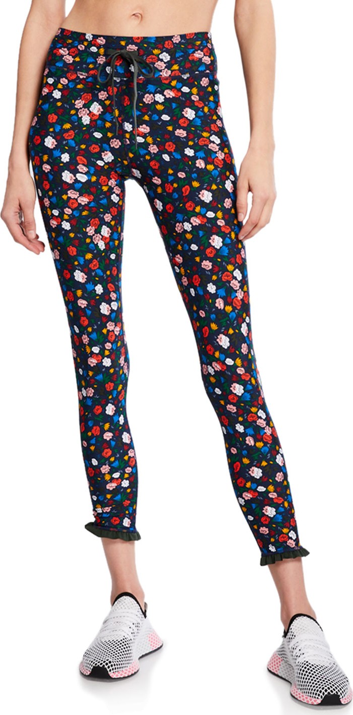 The Upside Royal Garden Printed Midi Pants
