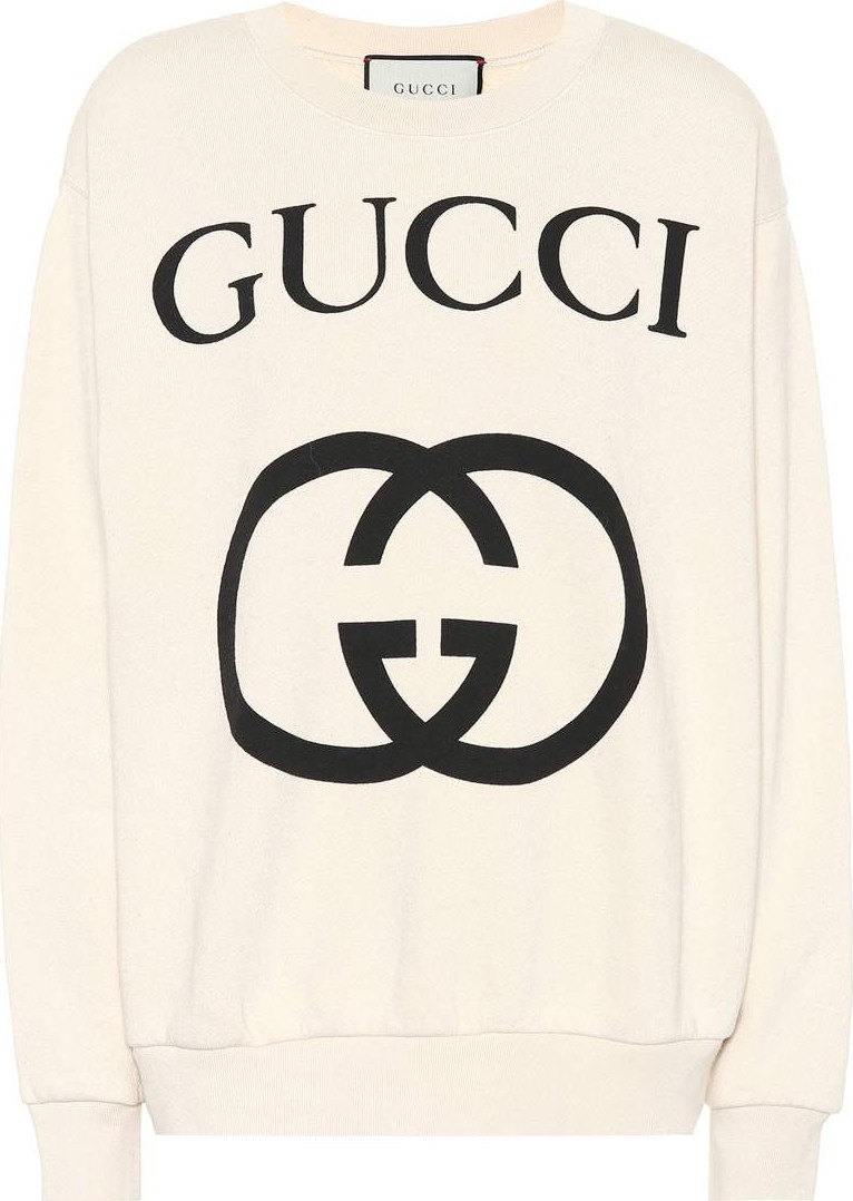 Gucci Printed cotton sweater