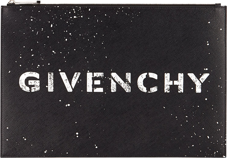 Givenchy Iconic Print Flat Logo Pouch Wallet