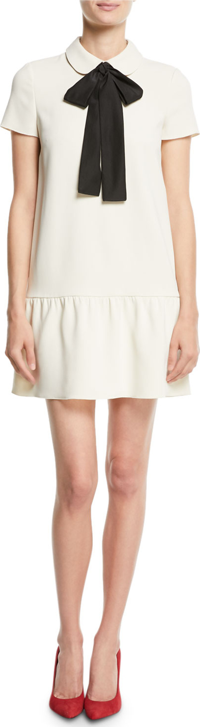 RED Valentino Frisottino Necktie Shift Dress