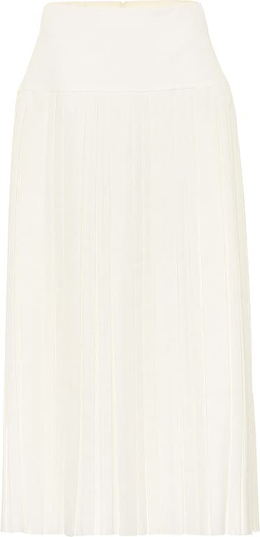 THE ROW Magdita pleated midi skirt