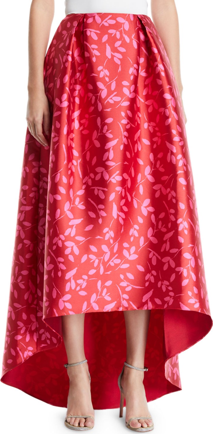 Sachin & Babi Avalon High-Low Printed Maxi Skirt