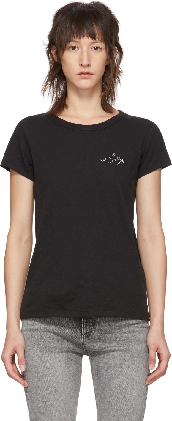 Rag & Bone Black Ships T-Shirt
