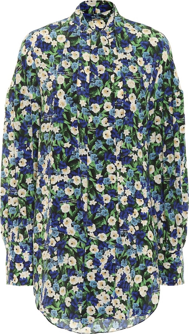 Rokh Floral silk blouse